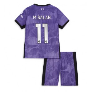 Liverpool Mohamed Salah #11 Tredje trøje Børn 2023-24 Kort ærmer (+ korte bukser)